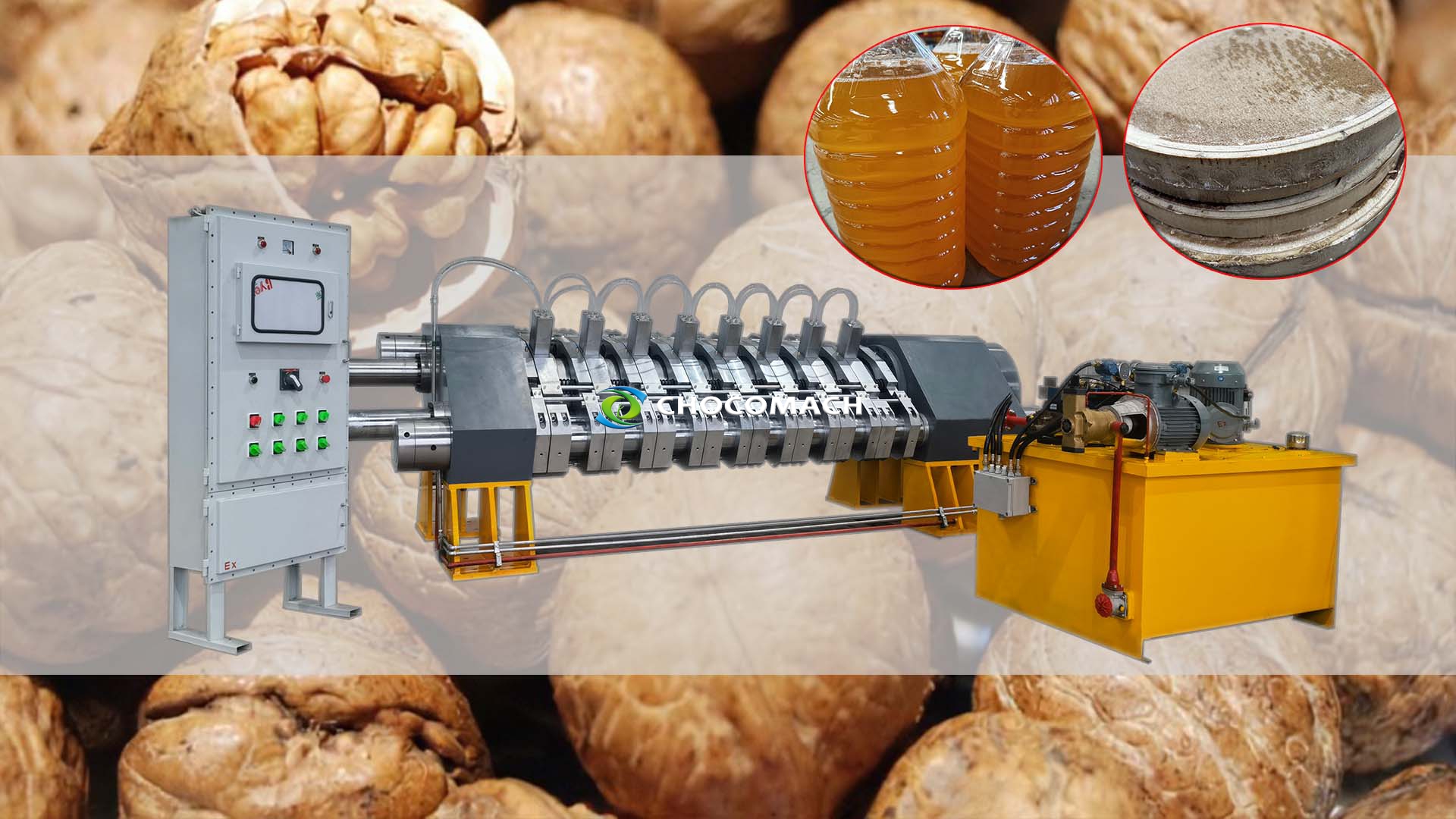 鑫兆豐YZYW全自動(dòng)液壓核桃榨油機(jī)冷榨核桃油