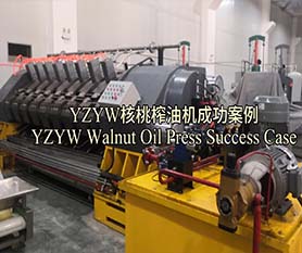 鑫兆豐YZYW核桃榨油機(jī)冷榨產(chǎn)線(xiàn)項(xiàng)目案例（新疆）